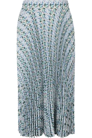 Tory Burch Femme, Jupes, Multicolore, Taille: 36 FR Jupe plissée en viscose