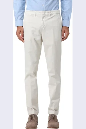 FAY Homme, Pantalons, Blanc, Taille: W40 Pantalon Classique Bleu Homme