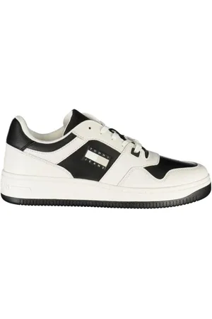 Tommy Hilfiger Homme, Chaussures, Blanc, Taille: 46 EU Baskets en Polyester Blanc