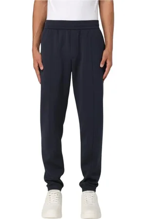 Emporio Armani Homme, Pantalons, Bleu, Taille: L Pantalon de Survêtement Homme Élégant Bleu