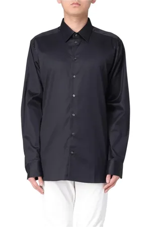 Emporio Armani Homme, Chemises, Noir, Taille: 3XL Chemise Blanche Classique