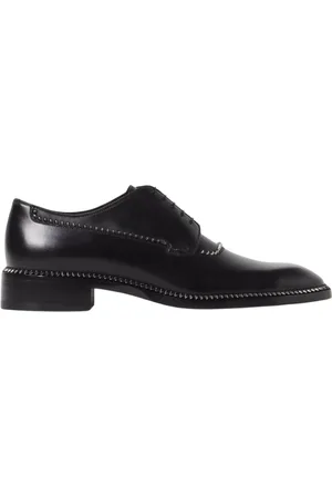Christian Louboutin Homme, Chaussures, Noir, Taille: 39 EU Chaussures Brogue en cuir noir