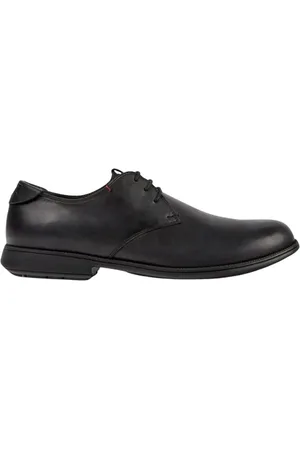 Camper Homme, Chaussures, Noir, Taille: 44 EU Derby en Cuir Classique