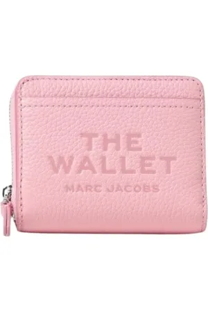 Marc Jacobs Femme, Accessoires, Rose, Taille: ONE Size Portefeuille ZipAround Noir pour Femmes
