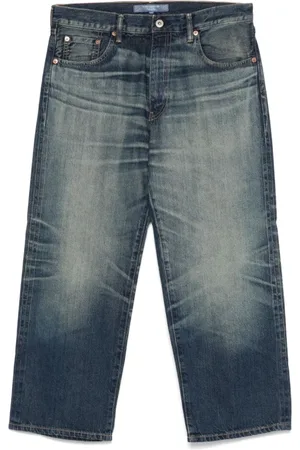 JUNYA WATANABE Homme, Jeans, Bleu, Taille: M Indigo Cropped Leg Jeans