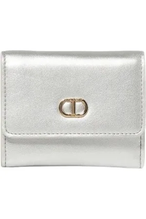Twin-Set Femme, Accessoires, Gris, Taille: ONE Size Portefeuille Couleur Corde pour Femmes