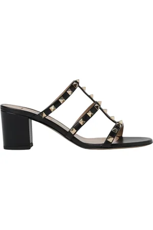 VALENTINO GARAVANI Femme, Chaussures, Noir, Taille: 38 1/2 EU Sandales à Talons Rose Poudré