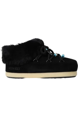 Moon Boot Femme, Chaussures, Noir, Taille: 41 EU Bottes de neige en peau de mouton pour femmes