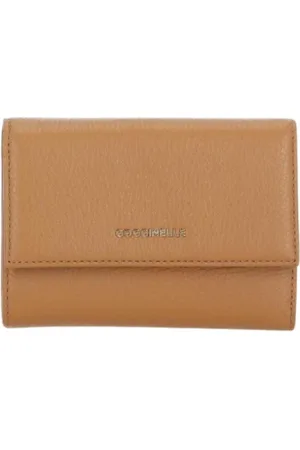 Coccinelle Femme, Accessoires, Brun, Taille: ONE Size Portefeuille Bifold en Cuir Élégant