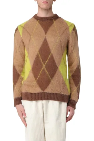 Family First Homme, Pulls, Multicolore, Taille: M Pull Argyle Moderne