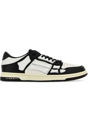 AMIRI Homme, Chaussures, Noir, Taille: 43 EU Baskets en cuir bicolore Skel