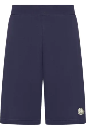Moncler Homme, Shorts, Bleu, Taille: M Shorts de Sport Bleus et Élégants pour Hommes