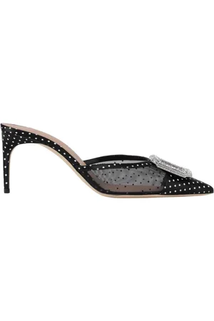 MALONE SOULIERS Femme, Chaussures, Noir, Taille: 37 EU Escarpins à Talon Haut avec Boucle en Cristal