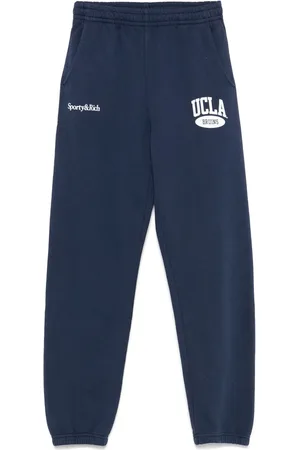 Sporty & Rich Femme, Pantalons, Bleu, Taille: 42 FR Pantalon Pa036615670Bl