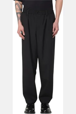 Marni Homme, Pantalons, Noir, Taille: M Pantalon Droit Noir
