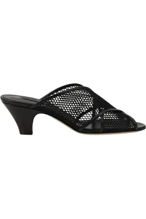 Casadei Femme, Chaussures, Noir, Taille: 37 1/2 EU Sandales à Talon Slingback Noires