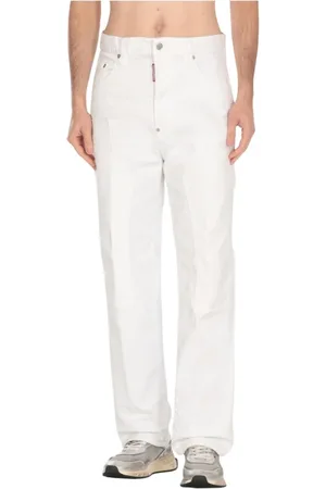 Dsquared2 Homme, Pantalons, Blanc, Taille: S Jean Slim Blanc