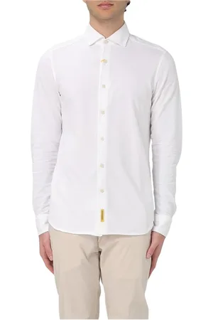 B.D.BAGGIES Homme, Chemises, Blanc, Taille: XL Chemise Blanche Décontractée à Manches Longues