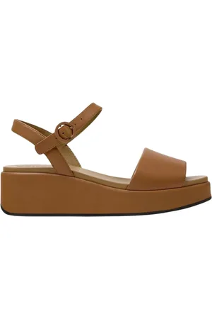 Camper Femme, Chaussures, Brun, Taille: 40 EU Sandale Plateforme Marron pour Femmes