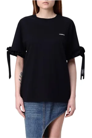 COPERNI Femme, Tops, Noir, Taille: 40 FR T-shirt Casual à Imprimé Graphique Noir