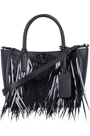 VALENTINO GARAVANI Femme, Sacs, Noir, Taille: ONE Size Sac Mini à Franges Noir