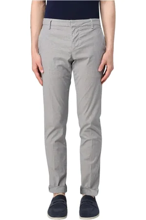 Dondup Homme, Pantalons, Gris, Taille: W36 Pantalon Casual à Rayures Gris