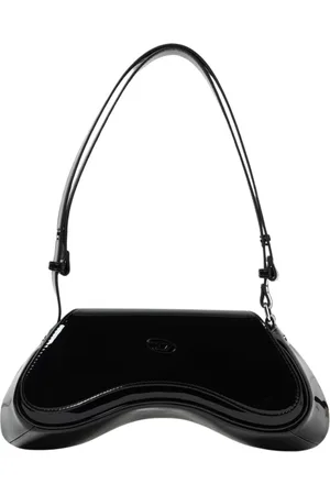 Diesel Femme, Sacs, Noir, Taille: ONE Size Sac à bandoulière en cuir verni noir