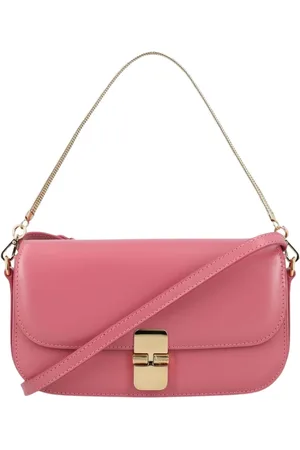 A.P.C. Femme, Sacs, Rose, Taille: ONE Size Sac à Bandoulière en Cuir Rose