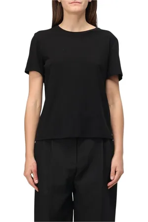 The Row Femme, Tops, Noir, Taille: 42 FR T-shirt col rond noir