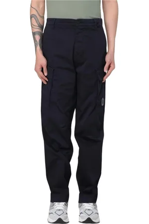 C.P. Company Homme, Pantalons, Bleu, Taille: L Pantalon Cargo Regular Fit MultiPocket