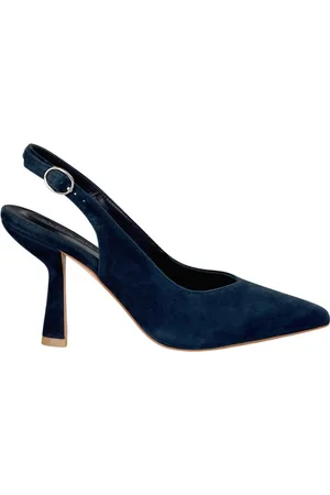Alma en Pena Femme, Chaussures, Bleu, Taille: 40 EU Chaussure Talon Haut en Cuir avec Boucle