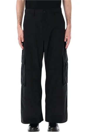 JUNYA WATANABE Homme, Pantalons, Noir, Taille: M Pantalon Cargo Large Noir Élégant