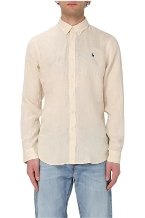 Ralph Lauren Homme, Chemises, , Taille: 2XL Chemise à Manches Longues en Lin