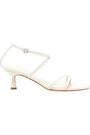Aeyde Femme, Chaussures, , Taille: 37 EU Élégantes Sandales à Talons Crème