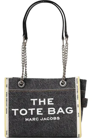 Marc Jacobs Femme, Sacs, Noir, Taille: ONE Size Sac à bandoulière en denim et toile