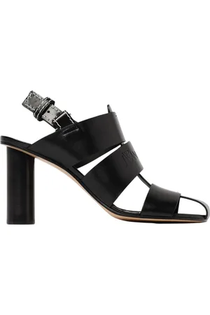 J.W.Anderson Femme, Chaussures, Noir, Taille: 40 EU Sandales à Talons en Cuir Noir