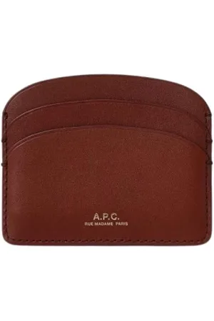 A.P.C. Femme, Accessoires, Brun, Taille: ONE Size Porte-cartes Élégant