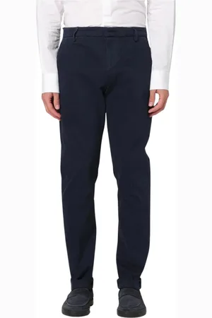 Dondup Homme, Pantalons, Bleu, Taille: W38 Pantalon Slim Fit Classique