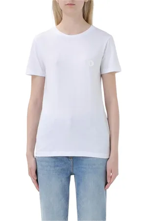 save the duck Femme, Tops, Blanc, Taille: 42 FR T-shirt Classique en Coton
