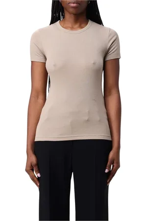 Helmut Lang Femme, Tops, , Taille: 40 FR T-shirt Slim Fit en laine mérinos