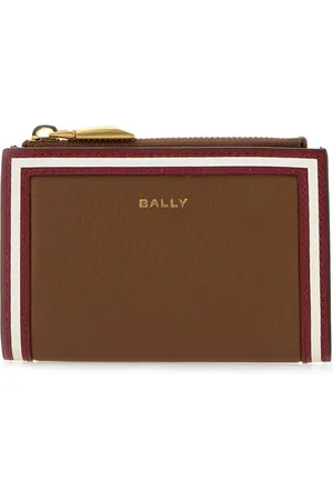 Bally Femme, Accessoires, Brun, Taille: ONE Size Portefeuille en cuir de chameau élégant