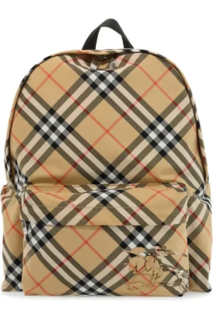 Burberry Homme, Sacs, , Taille: ONE Size Sac à dos Classic Checkpoint avec motif équestre