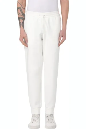 Armani Exchange Homme, Pantalons, Blanc, Taille: L Pantalon de survêtement blanc