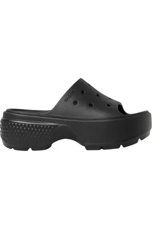 Crocs Femme, Chaussures, Noir, Taille: 36 EU Sandales Compensées Noires