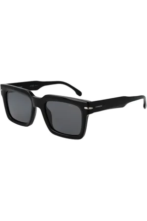 Carrera Unisex, Accessoires, Noir, Taille: ONE Size Lunettes de Soleil Noires Polarisées Rectangulaires