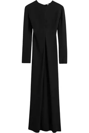 Totême Femme, Robes, Noir, Taille: 40 FR Robe Longue à Taille Slouch