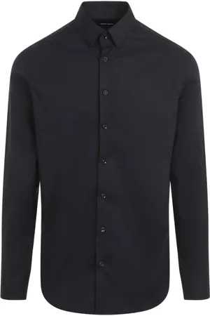 Giorgio Armani Homme, Chemises, Bleu, Taille: M Chemise Bleue Aw24 Élégante