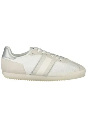 Tommy Hilfiger Femme, Chaussures, Blanc, Taille: 41 EU Baskets en Polyester Blanc pour Femmes