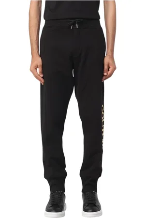 VERSACE Homme, Pantalons, Noir, Taille: S Pantalon de survêtement noir élégant