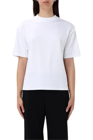 THEORY Femme, Tops, Blanc, Taille: 38 FR Tee-shirt blanc à manches courtes